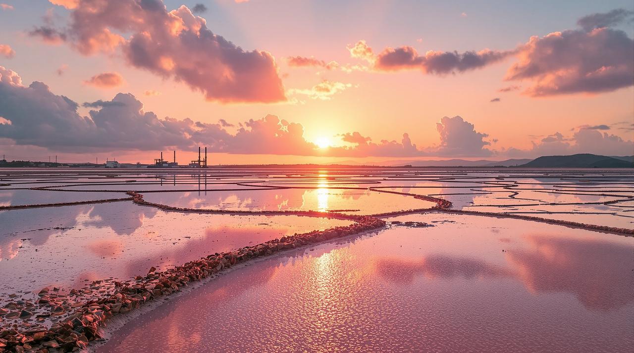 盐田浮光·莺歌海盐场